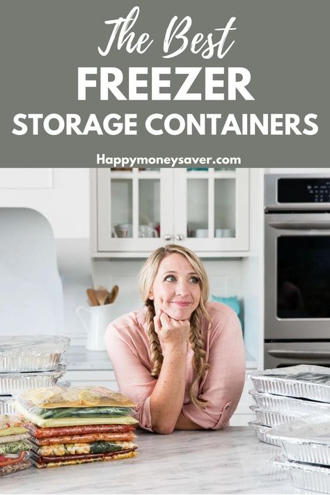 This is the ultimate list of freezer meal storage containers. I've been making freezer meals for over 20 years and I even wrote a popular cookbook about it! I've gathered all my favorite freezer meal containers and tools in one spot. Get the list now! Freezer Meal Storage, Freezer Meal Containers, Fast Freezer Meals, Freezer Casseroles, Meal Containers, Instant Pot Freezer Meals, Best Freezer Meals, Freezer Storage Containers, Chicken Freezer Meals