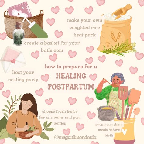 How to Prepare for Postpartum Holistic Postpartum, Doula Quotes, Diy Postpartum, Pregnancy Survival Kit, Postpartum Prep, Mom Inspo, Postpartum Healing, Postpartum Essentials, Hospital Bag Essentials