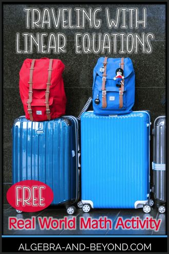 Students have fun learning about linear equations through frequent flyer miles. A real world project for algebra students to make connections. Geometry Classroom, Homework Hacks, Teaching Subtraction, Algebra Classroom, Math Hacks, High School Math Classroom, College Math, Math Tutoring, High School Math Teacher