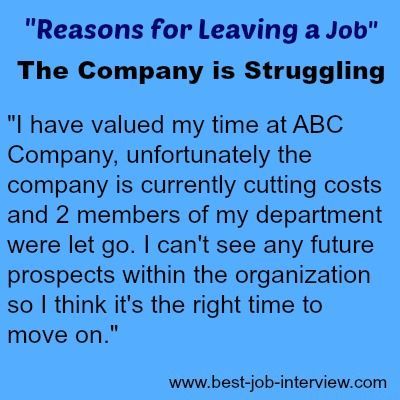 Reasons For Leaving A Job, Job Interview Answers, Job Interview Preparation, Job Interview Advice, Reason For Leaving, Job Hunting Tips, Interview Answers, Quotes About Moving, Interview Advice