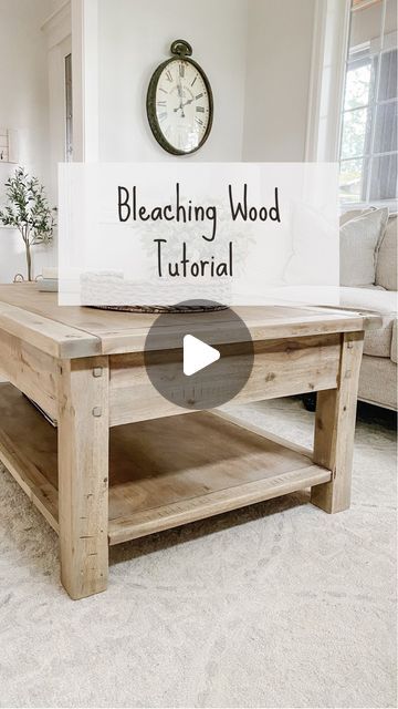 Bleaching Cherry Wood Furniture, Bleaching Wood Furniture Diy, How To Bleach Wood, Bleaching Wood Furniture, Bleach Wood Furniture, Cream Color Furniture, Bleach Wood, Liming Wax, Quick Sand