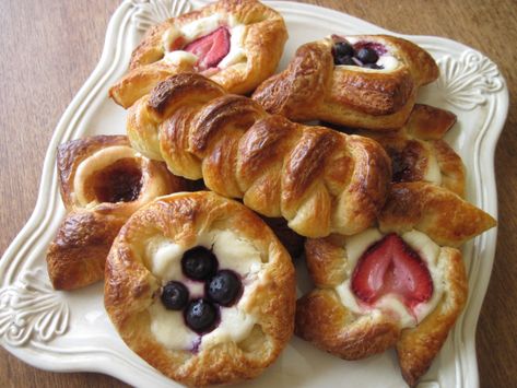 Sourdough Danish, Cottage Core Food, Danish Pastry Dough, Pastry Dough Recipe, Danish Pastries, Sourdough Starter Recipe, Danish Pastry, Starters Recipes, Sourdough Recipes