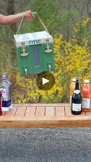 5.9K views · 26K reactions | Batch Cocktail Dispenser | Hosting a party? The RTIC Halftime Cooler is perfect for batch cocktails. | By RTIC Outdoors | Facebook Cocktail Dispenser, Juice Party, Bar Trailer, Friday Dance, Hungry Eyes, Hosting A Party, Batch Cocktails, Jungle Juice, Easy Entertaining