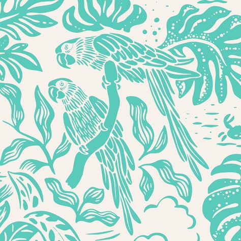 PURA VIDA 😉 Here’s a close-up of the macaws 🦜 in my Costa Rica animal pattern. #creativelife #macawart #animalillustrator #costaricainspired #surfacepatterndesign #repeatpatterns #jungleart #amysutherdesign Tropical Graphic Tee, Costa Rica Doodles, Costa Rica Graphic Design, Costa Rica Culture Art, Costa Rica Design, Macaw Art, Costa Rica Butterfly, Seashell Illustration, Costa Rica Animals