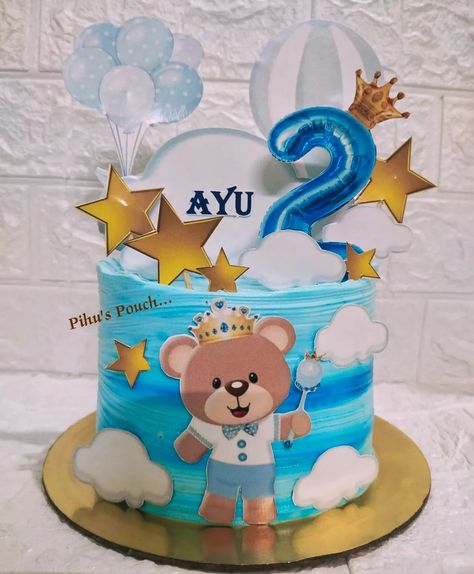 🔔🔔🧿 Today's Order: 1 pound Vanilla Birthday Cake.🧿 👉Introducing Our Latest Customized Cake Creation! 🎂 From Pihu's Pouch, the No. 1 home baker in Asansol, comes this adorable 2nd Birthday Cake featuring a cute teddy bear, stars, and a royal theme, designed to make any celebration magical! 🧸✨ ✨ Why Choose Us? ✅ 100% Eggless Cakes, baked to perfection ✅ Customized Designs tailored to your preferences ✅ Online Payment Accepted – hassle-free transactions ✅ Home Delivery available in Asansol and... Eggless Cakes, 2nd Birthday Cake, Customized Cake, Vanilla Birthday Cake, Royal Theme, 2 Birthday Cake, Eggless Cake, Cake Making, Cute Teddy Bear