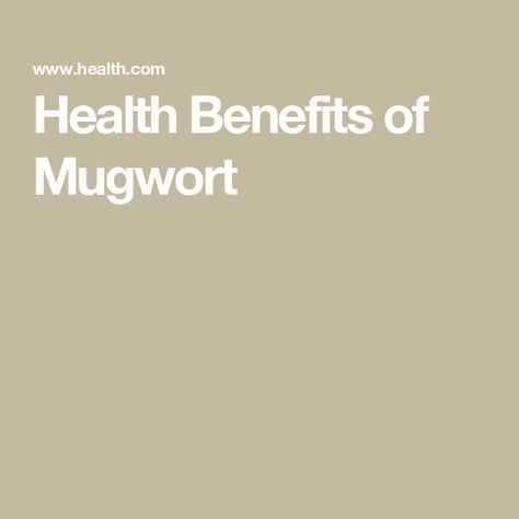 Health Benefits of Mugwort Mugwort Benefits, Benefits Of Mugwort, Health Eating, Natural Treatments, Health Food, Health Benefits, Benefits, Health