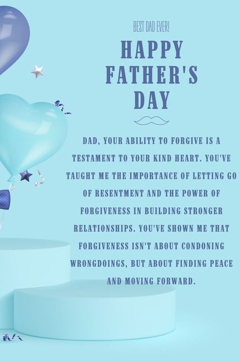 Father's Day Quotes From Daughter, Dads Quotes, Happy Father's Day To All Dads, Message For Father, Happy Fathers Day Message, Father's Day Quotes, The Power Of Forgiveness, Messages Quotes, Fathers Day Quotes