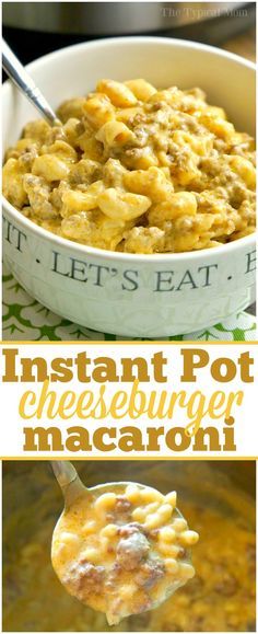 This Instant Pot cheeseburger macaroni recipe will take you back to your childhood! Just 10 minutes in your pressure cooker for this cheesy pasta dish. via @thetypicalmom Instant Pot Cheeseburger Macaroni, Cheap Recipe, Cheeseburger Macaroni, Meals Cheap, Macaroni Recipe, Resep Pasta, Electric Pressure Cooker Recipes, Cheap Food, Macaroni Recipes