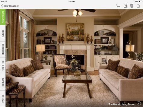 Double sofas Traditional Style Living Room, Modern Traditional Living Room, Transitional Family Room, Traditional Living Room Furniture, Traditional Design Living Room, Traditional Family Room, Indian Living Room, Furnitur Ruang Keluarga, Indian Living Rooms