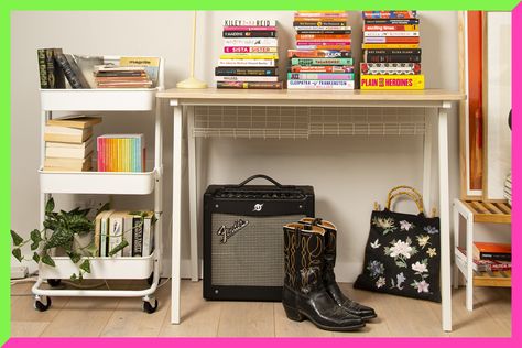 How an Ikea storage solution became Gen Z’s most coveted bookshelf Ikea Raskog Trolley, Ikea Storage Solutions, Ikea Raskog, Dorm Desk, College Dorm Desk, Ikea Storage, Cocktail Shakers, Shades Of Teal, Small Space Gardening