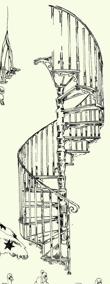 Staircase Tattoo, Staircase Drawing, Visual Thinking, Tattoo Portfolio, Have Inspiration, 1 Tattoo, Black Ink Tattoos, Dessin Adorable, Spiral Staircase