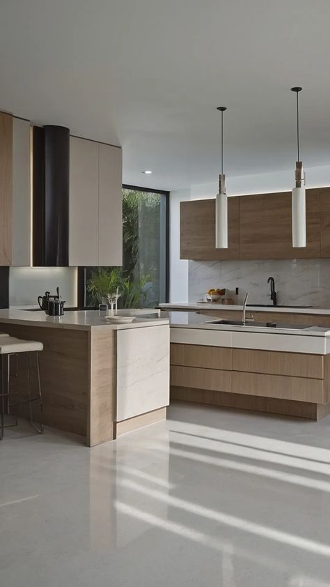 15 Sensational Small Kitchen Ideas to Open Up Your Cooking Space - Inspire Inlet Modern Small Kitchen Design, Japandi Style Kitchen, Japandi Kitchen Design, Single Wall Kitchen, Japandi Kitchen, Mountain Modern Home, Small Modern Kitchens, Modern Kitchen Ideas, Parallel Lines