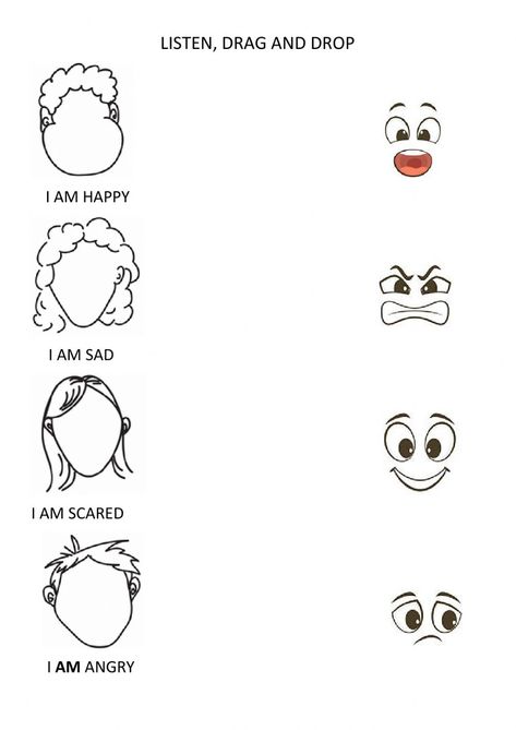 Teach Feelings, Teaching Emotions, Emotions Preschool, Feelings Activities, Emotions Activities, Preschool Activities Toddler, First Grade Activities, Kindergarten Worksheets Printable, Feeling Pictures