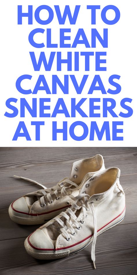 Clean White Vans, Cleaning White Vans, White Canvas Sneakers, Laundry Cleaning, White Canvas Shoes, White Vans, Diy Cleaning Products, Cleaning Organizing, Clean Laundry