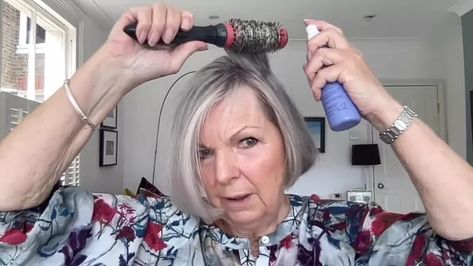 This is a short hair tutorial. Learn top styling tips for short hair in this easy guide. Tips For Short Hair, Styling Short Hair, Hair Tuck, Curling Brush, Short Hair Tutorial, Round Brush, Styling Brush, Clean Hair, Hair Videos Tutorials