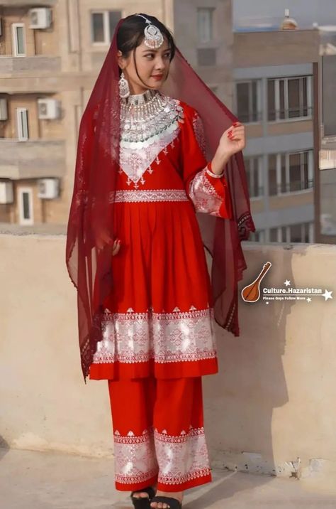 Hazaragi Dress Design, Hazara Culture, Hazaragi Dresses, Afghanistan Culture, Afghani Dress, Afghan Dress, Bridal Songs, Dress Designing, Culture Day