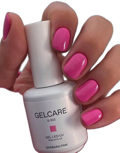 Hot Pink Nails Solid Color, Pink Shellac Nails, Pink Shellac, Shellac Nail Colors, Plain Nails, Hot Pink Nails, Beige Nails, Color Nails, Shellac Nails