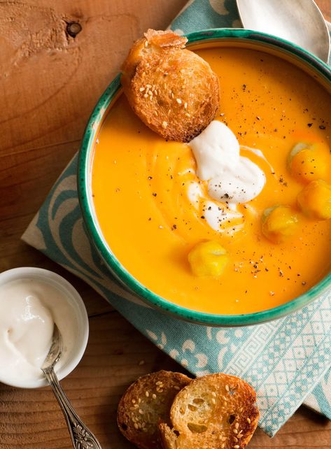 Polish Pumpkin Soup with Potato Dumplings [RECIPE!] | Polonist Potato Soup Dumplings, German Pumpkin Soup Recipe, Roast Pumpkin Soup Recipe, Polish Pumpkin Soup With Dumplings, Asian Pumpkin Soup, Pierogi Fillings, Potato Dumplings Recipe, Pumpkin Soup From Fresh Pumpkin, Pierogi Dough