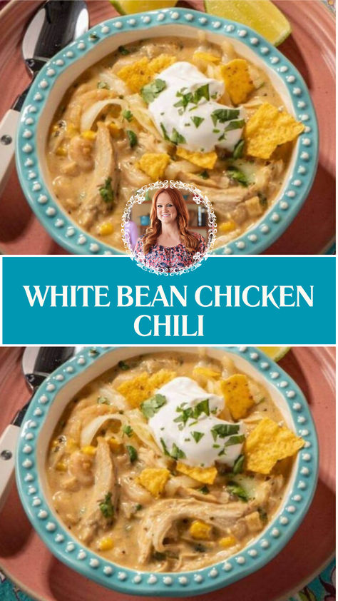 Pioneer Woman White Bean Chicken Chili White Chicken Chili The Chunky Chef, Sailor Bailey White Bean Chicken Chili, Recipes Using Canned White Beans, Chicken White Bean Soup Crockpot, Olga's White Bean Chicken Chili, White Bean Chicken Chilli Recipes, White Chili Chicken Recipe Pioneer Woman, Chicken And Bean Recipes, Chicken And White Bean Chili