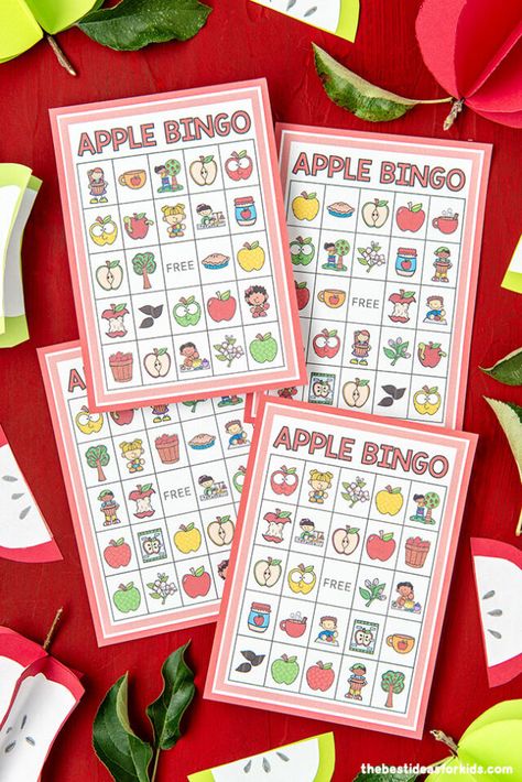 Apple Bingo, The Best Playdough Recipe, Best Homemade Playdough Recipe, Best Playdough Recipe, Easy Playdough Recipe, Cooked Playdough, Apple Template, Apple Garland, Homemade Playdough Recipe