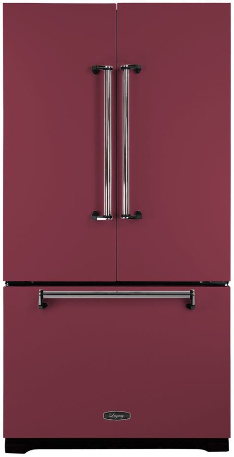 Top 10 Candy-Colored Refrigerators for the Coolest-Looking Kitchen — Annual Guide 2016 Colored Refrigerator, Red Refrigerator, Cantilever Shelf, Refrigerator Kitchen, Counter Depth French Door Refrigerator, Color Refrigerator, Counter Depth Refrigerator, Retro Fridge, Kitchen Size