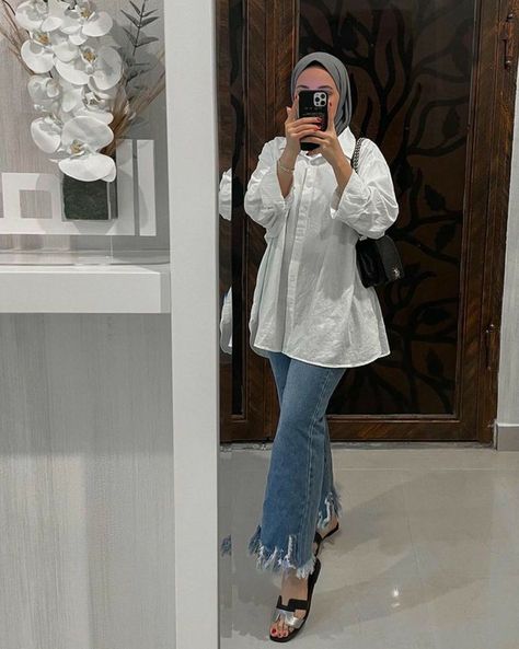 Iftar Outfit Ideas, Hijabi Fashion Summer, Estilo Hijab, Modern Hijab Fashion, Muslim Outfits Casual, Modest Summer Outfits, Hijabi Fashion Casual, Hijab Outfits, Fresh Outfits