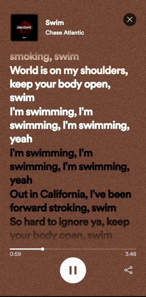 Swim Chase Atlantic Lyrics, Swim Chase Atlantic Spotify, Swim Chase Atlantic Aesthetic, Chase Atlantic Lyrics Wallpaper, Swim Chase Atlantic, Headphone Heaven, Chase Atlantic Spotify, Chase Atlantic Songs, Chase Atlantic Lyrics