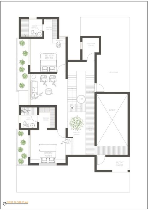 Zee’s Valley by Yuuga Architectural Studio Bungalow Layout, Villa Concept, Social Housing Architecture, South Facing House, Kerala Architecture, Architecture Design Competition, Narrow House Plans, Staircase Design Modern, Indian House Plans