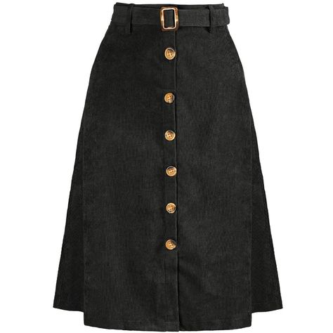 Indulge in a perfect blend of comfort and style with this ribbed corduroy A-line skirt. The high-fitted waist and slightly flared hem add a touch of elegance to the skirt, while the matching waist tie accentuates your curves, creating a flattering silhouette. The elastic waist and belted detail make it comfortable to wear all day long. This versatile skirt is suitable for any occasion, be it a party, a day out shopping, or a day at the office. The midi length adds a touch of sophistication to th Velvet Midi Skirt Outfit, Dark Academia Skirt, Business Skirts, Trip Clothes, A Line Skirt Midi, Corduroy Midi Skirt, Scotland Trip, Midi Skirt Black, Midi Skirt With Pockets