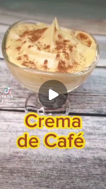 Javier Lopez Guerrero on Instagram: "RECETA CREMA DE CAFE  INGREDIENTES:  140ml agua muy fría 15-20gr café soluble 130gr azúcar  PREPARACIÓN:  Poner todo junto y batir hasta que se haga una crema Para servir poner en un vaso un poco de leche con 2 hielo y esta crema. Queda deliciosa!!  #cafe #mousse #espumacafe #café #recetafacilyrapida #recetafacil #superreceta #recetas" Pastel, Cafe, On Instagram