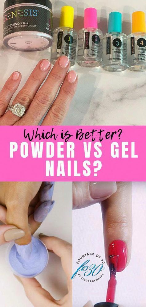 Gel Powder Nails, Pink Nail Polish Colors, Gel French Manicure, Dip Manicure, No Chip Nails, Shellac Manicure, Baby Pink Nails, Best Powder, Weak Nails