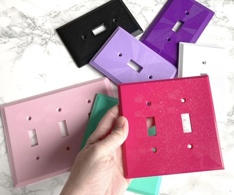 Fancy Light Switch, 3d Print Light, Modern Light Switches, 3d Ideas, Fancy Light, Fancy Lights, Electric Shock, Light Switch Cover, Toggle Switch