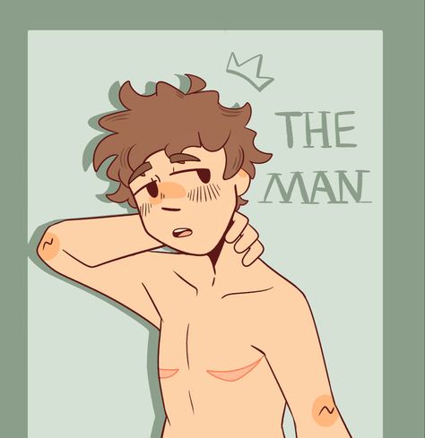 Transmasc Drawing, Top Surgery Drawing, Trans Guy Art, Trans Drawings Ftm, Gender Dysmorphophobia Art, Transgender Drawing, Lgbt Drawings, Transmasc Art, Trans Man Art