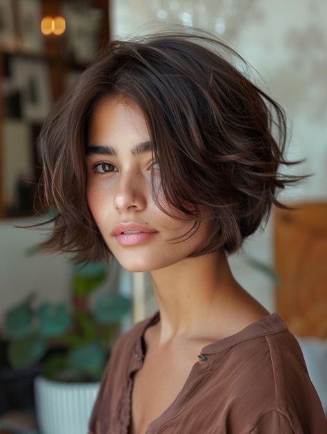 Master the Chic French Bob Haircut Bob Hair 2024, Short Haircut 2024, Wedding Hairstyles Hollywood Waves, Layered Long Haircut, Layered French Bob, Braids In A Ponytail, Fancy Hairdos, French Bob Haircut, French Haircut