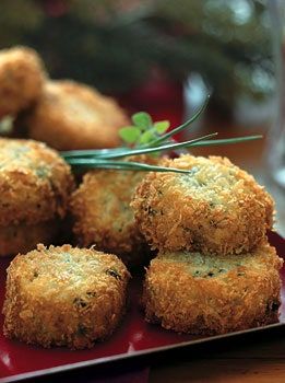 Risotto Cakes, Chives Recipe, Think Food, Fresh Chives, Crescent Rolls, Finger Food, Appetizer Snacks, Finger Foods, Italian Recipes