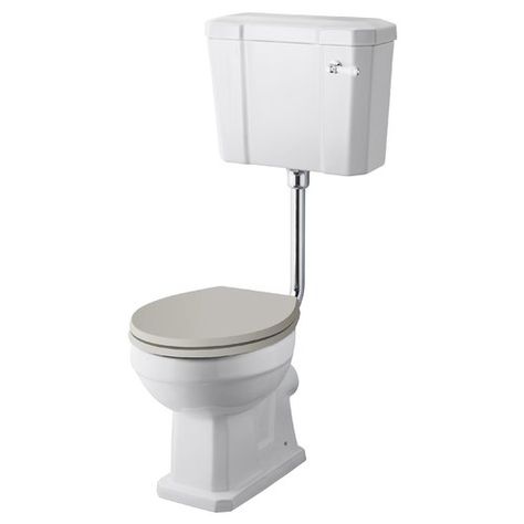 Grey Toilet, Low Level Toilet, Bathroom Details, Traditional Bathrooms, The Butler, Traditional Toilets, Shower Fittings, Hudson Reed, Pan Sizes