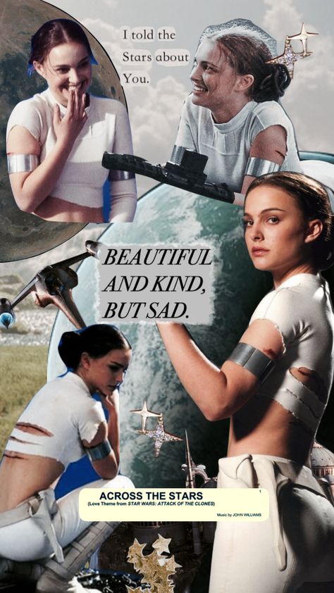 Star Wars Wallpaper Padme, Padme Wallpaper Aesthetic, Padme Amidala Wallpaper, Padme Wallpaper, Iconic Female Duos, Star Wars Infographic, Christmas Party Photo, Movie Collage, Best Friend Challenges