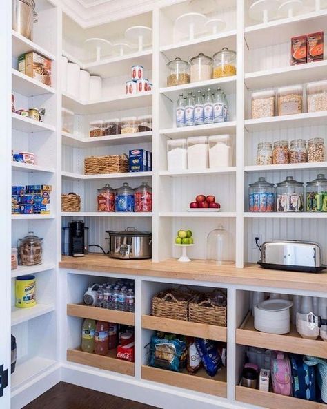 Rectangle Pantry Design, Pawson House, Walk In Pantry Ideas, Pantry Closet Design, Pantry Layout, House Pantry, Pantry Decor, Pantry Laundry Room, Perfect Pantry