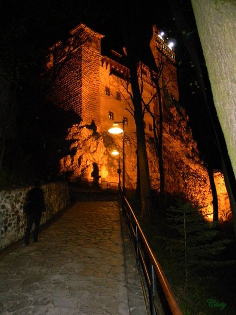 Bran Castle (often referred to as Dracula’s castle), Romania Bran Castle Aesthetic, Draculas Castle Romania, Bran Romania, Romania Brasov, Castle Dracula, Castle Romania, Chaos Aesthetic, Spooky Houses, Dracula's Castle