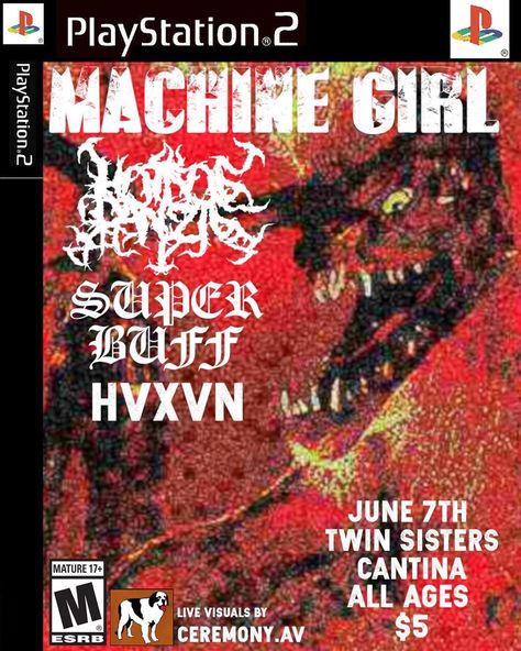 Machine Girl, Best Night Of My Life, Love Machine, Underground Music, Girl Posters, New Rock, Poster Pictures, Gig Posters, Band Posters