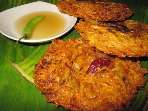 Ukoy Recipe, Okoy Recipe, Recipe Filipino Food, Shrimp Fritters, Philippines Food, Japanese Street Food, Thai Street Food, India Food, Pinoy Food