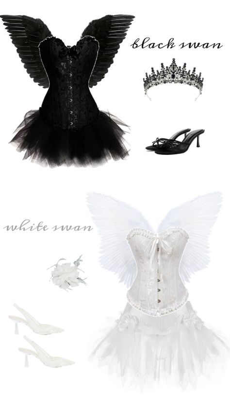 #halloweencostume2024 #duohalloweencostume #blackswan #whiteswan White Swan Halloween, Swan Halloween Costume, Swan Halloween, Black And White Swan, Swan Costume, Black Swan Costume, Duo Halloween Costumes, Halloween Costume Outfits, White Swan