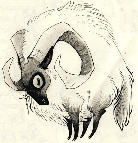 Ram Illustration Art, Cute Ram Drawing, Ram Character Design, Ram Horns Drawing, Ram Reference, Ram Cartoon, Goat Character Design, Goat Character, Ram Illustration