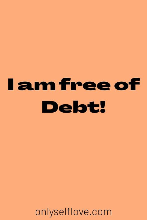 Debt Affirmations, Manifesting Vision Board, Money Vision Board, Prosperity Affirmations, I Am Free, Repeat After Me, Debt Free Living, Spiritual Prayers, Life Vision Board