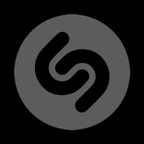 Shazam Icon, App Icon, Black