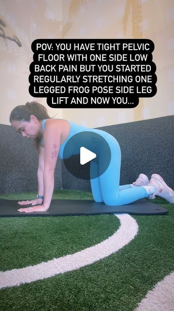 Anabelen Aranton on Instagram: "➡️With each INHALE and Rocking back and forth ...Focus on relaxing ...and Lengthening tight hip groin and Pelvic Floor muscles and engage weak Glutes Medius to lift Leg UP

you're going to LOVVVVE the core and back immersion therapy for a deep core program and imy FREE 6 part videos Series to regain life without back pain, a stronger core and improve overall posture 3 episodes were already UP from my YouTube Channel and 3 more To Go that I have coming more for your guys...

I just launched video 3 in my YouTube channel Yesterday and video 3 is coming UP tomorrow , don’t miss out for this opportunity to finally get a stronger core 
 Mark your calendar 3 more videos are coming out in the next few days and comment "core back immersion" down below and learn How Glutes Medius, Core Program, Weak Glutes, Stronger Core, Deep Core, Mark Your Calendar, Pelvic Floor Muscles, Weight Workout, Tight Hips