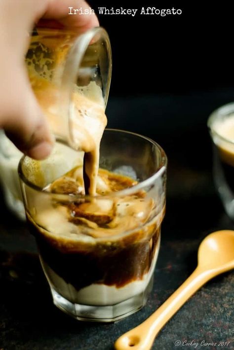 Irish Whiskey Affogato Irish Whiskey Brands, Best Irish Whiskey, Affogato Recipe, Affogato Coffee, Boozy Treats, Whiskey Cream, Coffee Syrups, Whiskey Cake, Jameson Whiskey