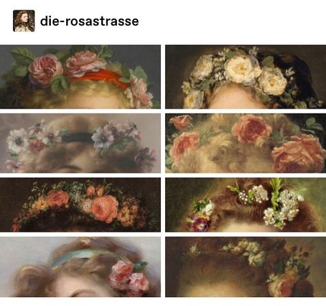 Flower Crown Aesthetic, Flower Crown Art, Goblincore Aesthetic, Crown Aesthetic, Crown Art, 19th Century Art, Crown Tattoo, Flower Crowns, Fairy Land