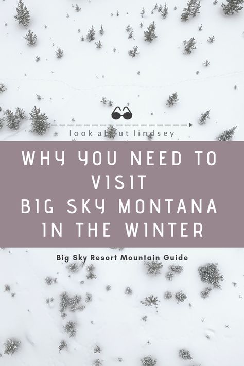 A Big Sky Montana ski trip is the perfect way to get the most out of your winter! Click here for a full guide to Big Sky Resort and learn why it's best in the winter. #bigsky #bigskymontana #skitrip #bigskymontanawinter #bigskyski #bigskyskiing #montanavacation #bigskyresort #montanawinter #wintervacation Things To Do In Big Sky Montana, Big Sky Montana Winter, Montana Travel Guide, Ski Weekend, Montana Trip, Montana Winter, Big Sky Resort, Sky Resort, Montana Vacation