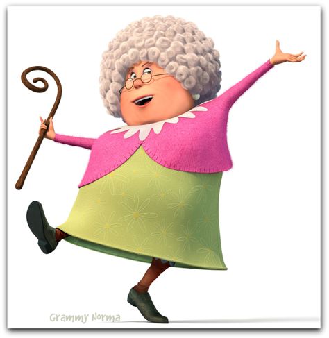 Grammy Norma is one of the main characters in the film, "The Lorax", voiced by Betty White. She is the mother of Mrs. Wiggins, the grandmother of Ted.  Grammy Norma, despite her age, is vibrant, silly, and maybe a little crazy. She has a trickster side to her, and is very athletic as she was shown to snowboarding in the movie. Grammy Norma is also brave and unafraid to speak her mind against people of power like Mr. O'Hare. Via: seuss.wikia.com/wiki/Grammy_Norma Grammy Norma, The Lorax Characters, Dr Suess Characters, Lorax Costume, Doctor Halloween Costume, Lorax Party, Mom Costumes, Planner Themes, Cute Group Halloween Costumes